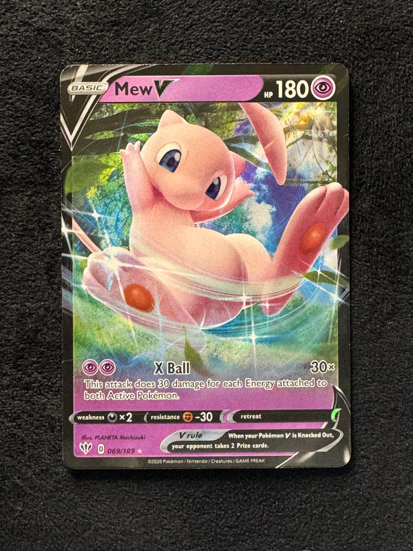 069 Mew V Darkness Ablaze Holo Rare V Near Mint
