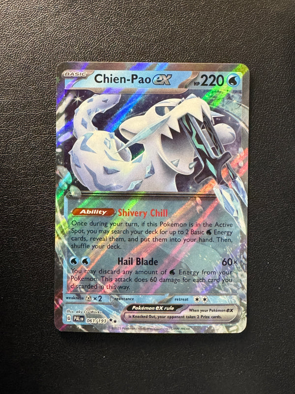 061 Chien-Pao ex Paldea Evolved Double Rare Near Mint