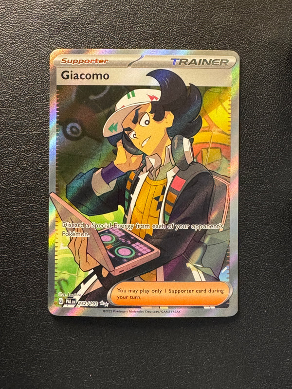 252 Giacomo Paldea Evolved Ultra Rare Near Mint