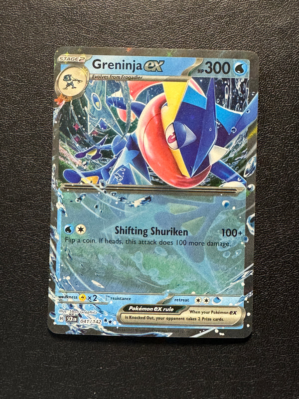 041 Greninja ex Stellar Crown Double Rare Near Mint