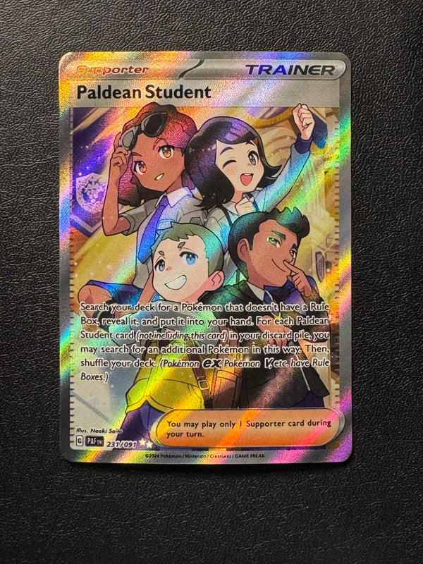 231 Paldean Student Paldean Fates Ultra Rare NM