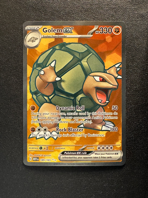 189 Golem ex Scarlet & Violet 151 Ultra Rare Near Mint