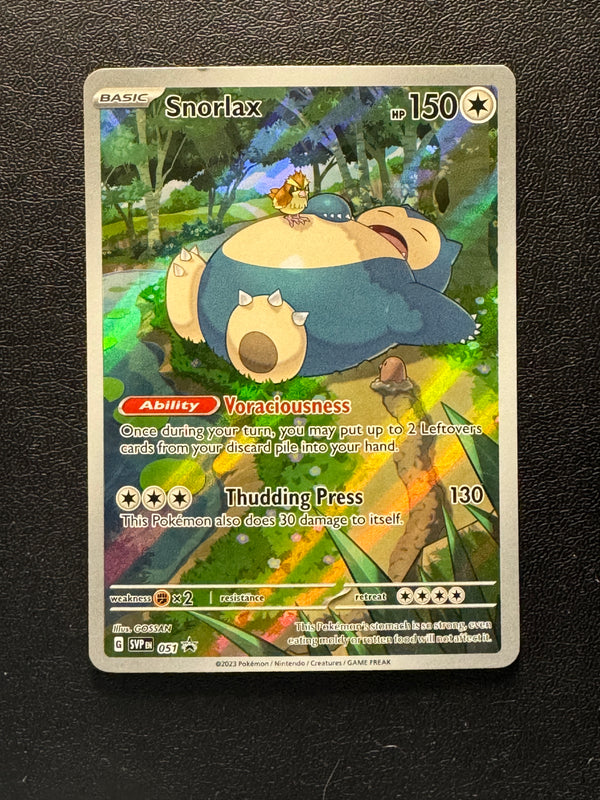 051 Snorlax SV Black Star Promos Promo Near Mint