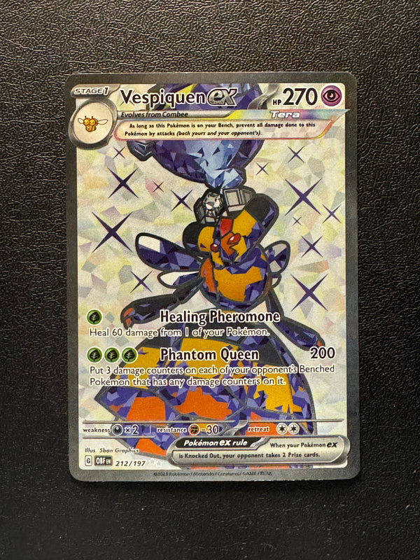 212 Vespiquen ex Obsidian Flames Ultra Rare Near Mint