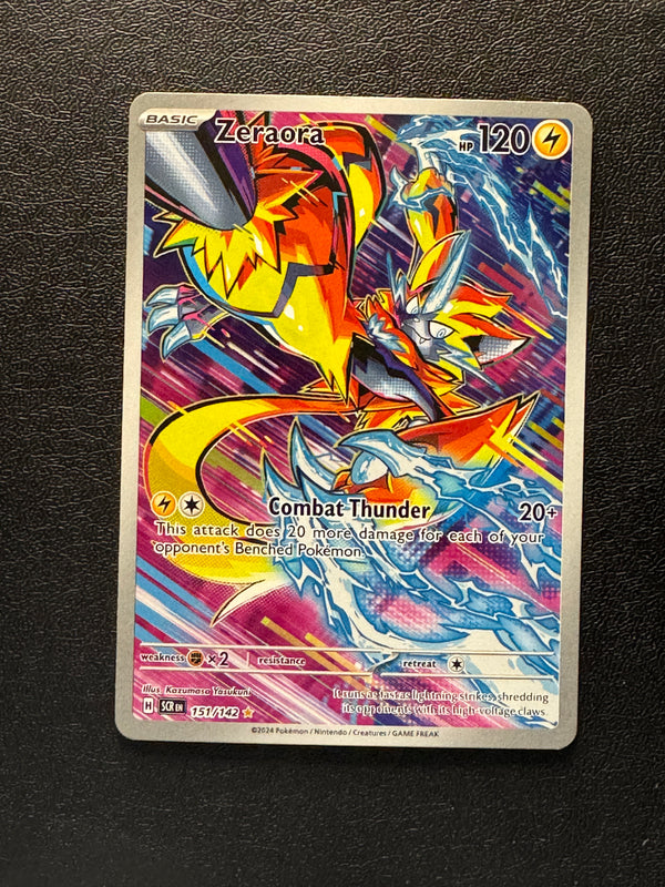 151 Zeraora Stellar Crown Illustration Rare Near Mint