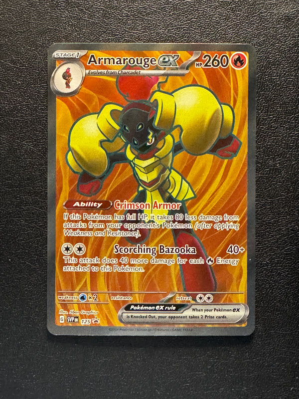 125 Armarouge ex SV Black Star Promos Promo Near Mint