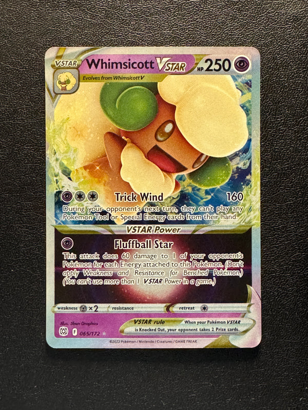 065 Whimsicott VSTAR Brilliant Stars Holo Rare VSTAR Near Mint