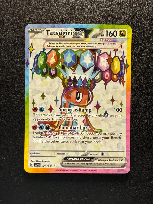 226 Tatsugiri ex Surging Sparks Ultra Rare Near Mint