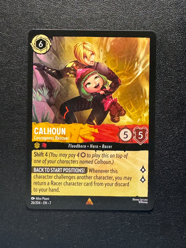026 Calhoun - Courageous Rescuer Archazia's Island Rare Near Mint