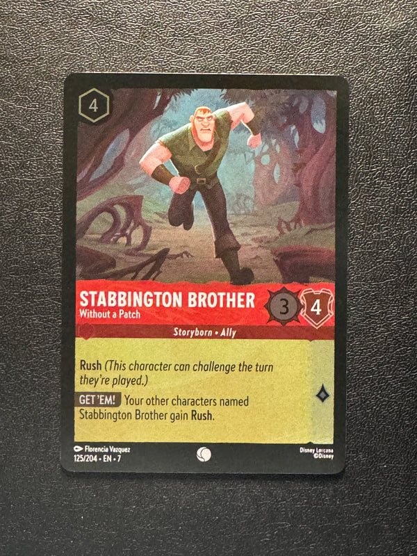 125 Stabbington Brother - Without a Patch [Foil] Archazia's Island Common Near Mint