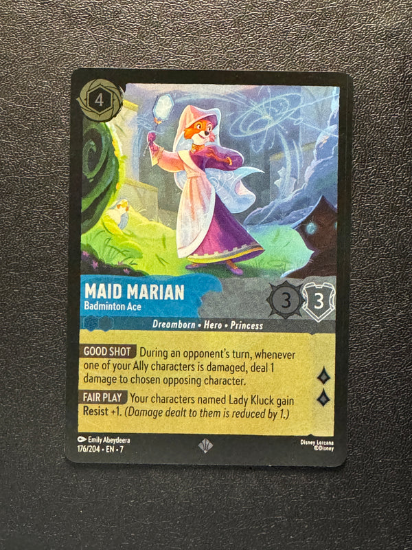 176 Maid Marian - Badminton Ace [Foil] Archazia's Island Super Rare Near Mint
