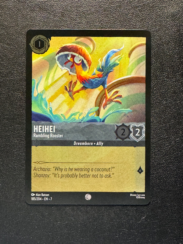 185 HeiHei - Rambling Rooster [Foil] Archazia's Island Common Near Mint