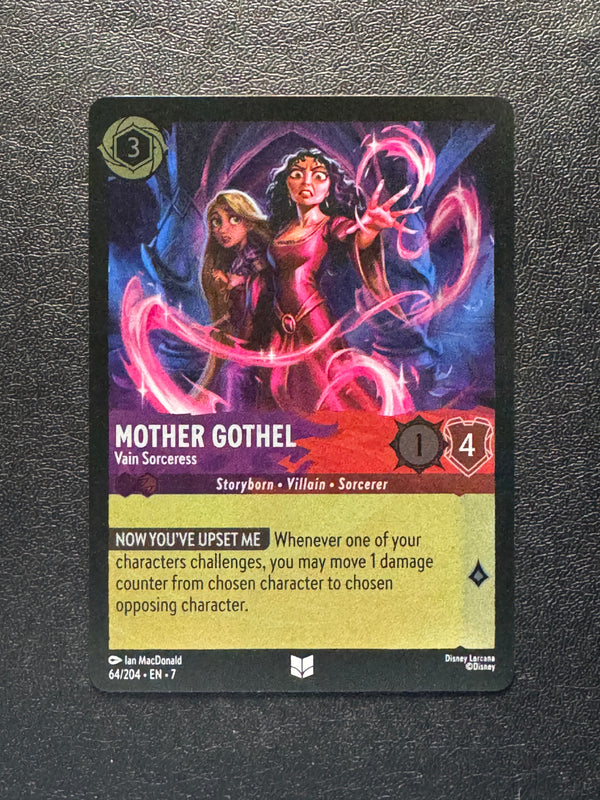 064 Mother Gothel - Vain Sorceress [Foil] Archazia's Island Uncommon Near Mint
