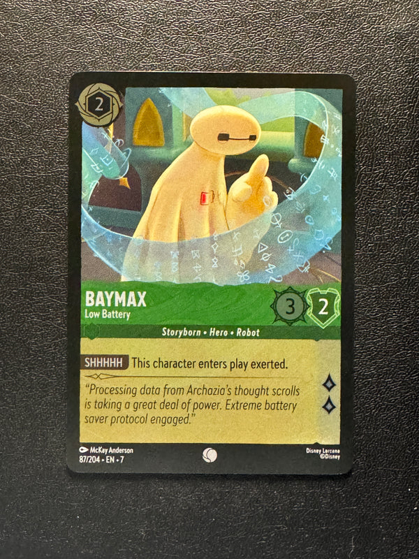 087 Baymax - Low Battery [Foil] Archazia's Island Common Near Mint
