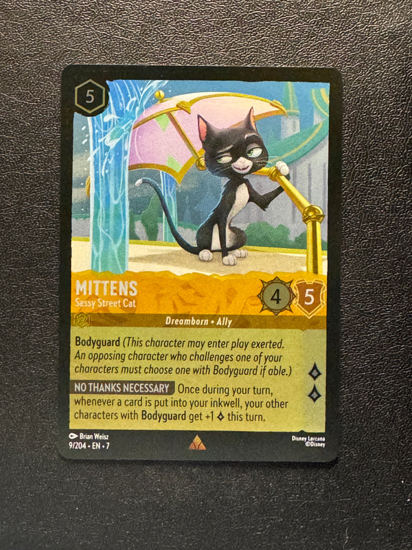 009 Mittens - Sassy Street Cat [Foil] Archazia's Island Rare Near Mint