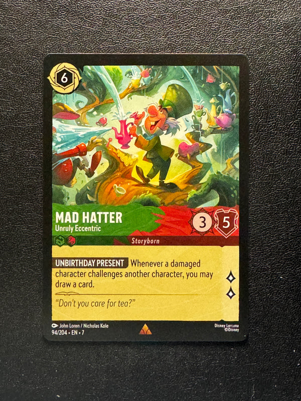 094 Mad Hatter - Unruly Eccentric Archazia's Island Rare Near Mint