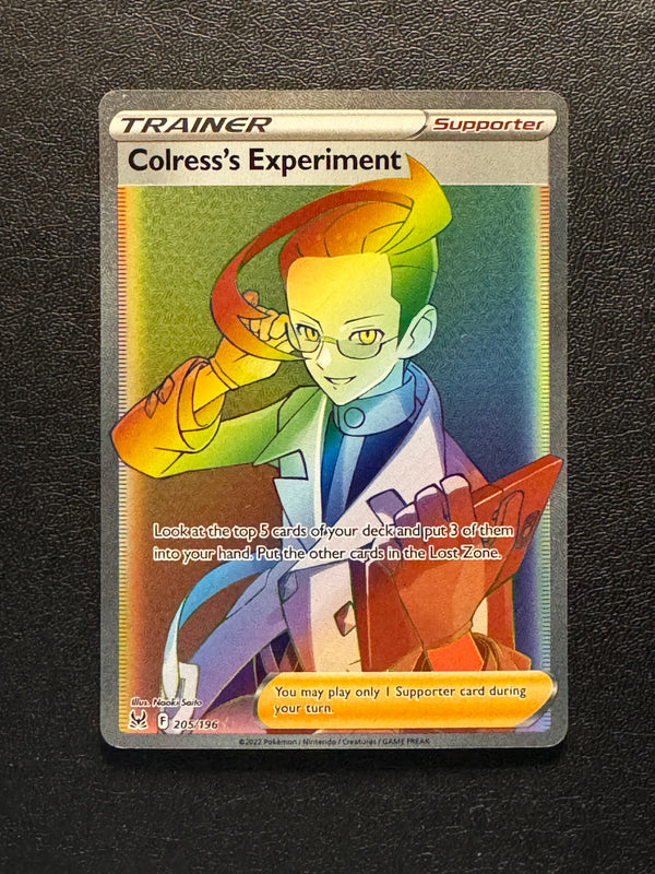 205 Colress's Experiment Lost Origin Rare Rainbow Near Mint
