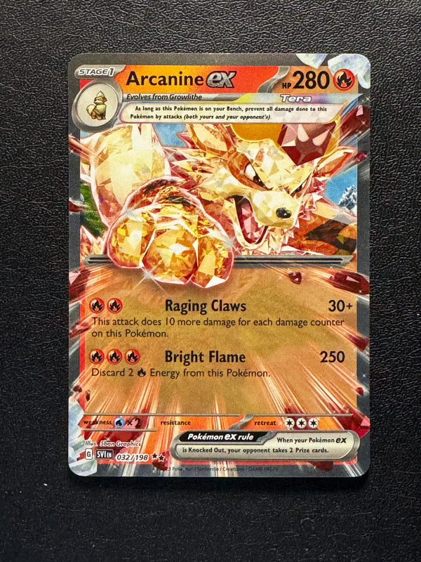 032 Arcanine ex Scarlet & Violet Double Rare NM