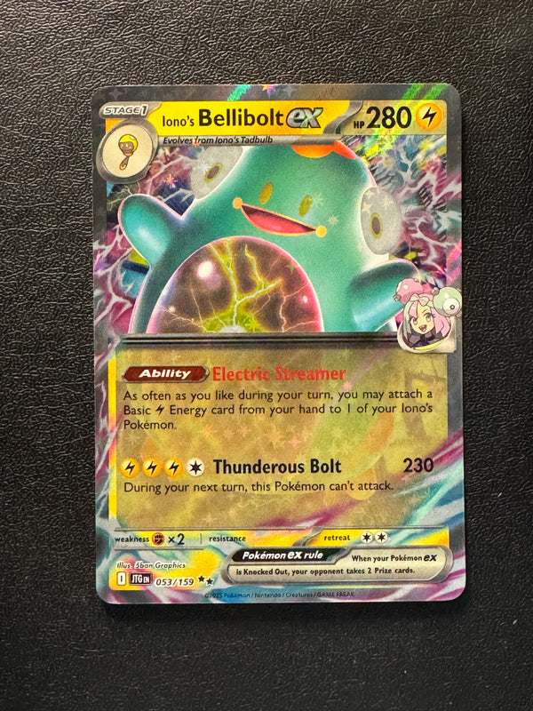 053 Iono's Bellibolt ex Journey Together Double Rare Near Mint