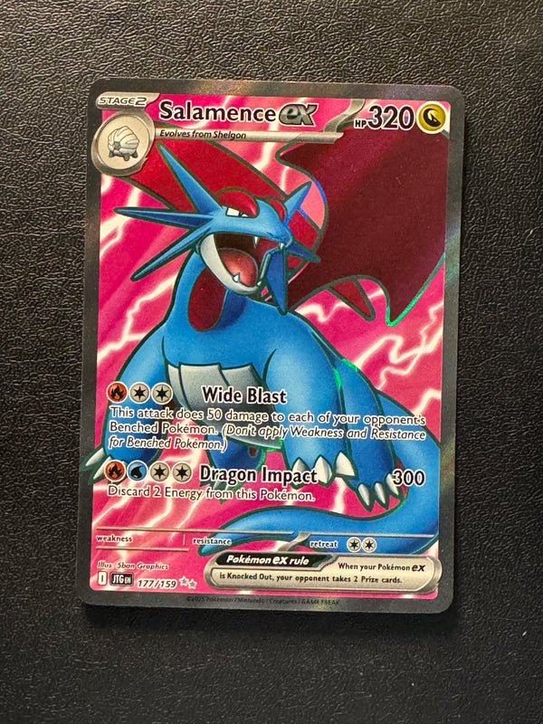 177 Salamence ex Journey Together Ultra Rare Near Mint