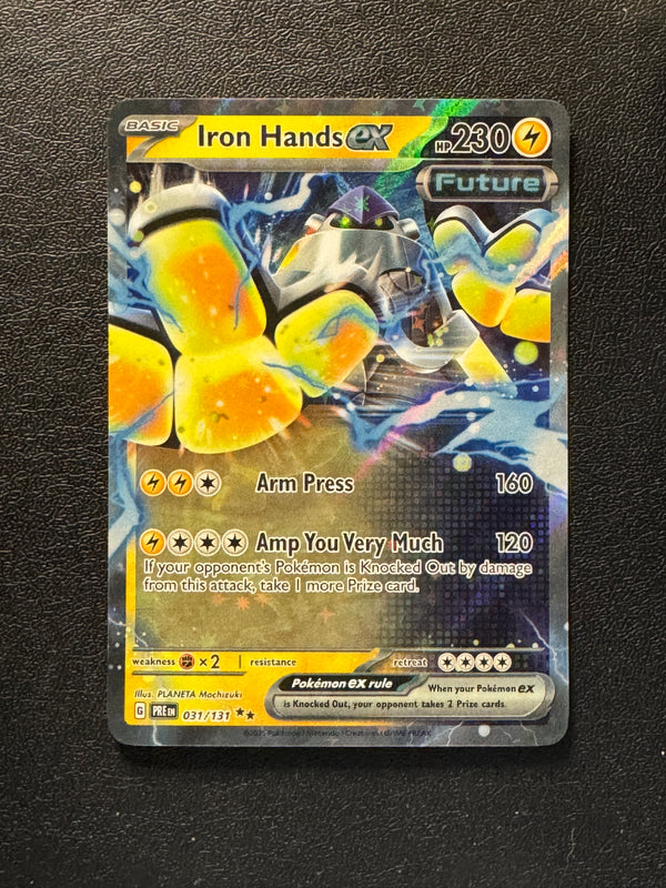 031 Iron Hands ex Prismatic Evolutions Double Rare Near Mint
