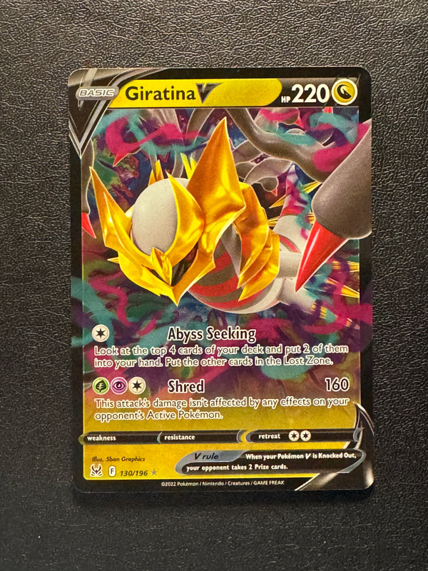 130 Giratina V Lost Origin Holo Rare V Near Mint