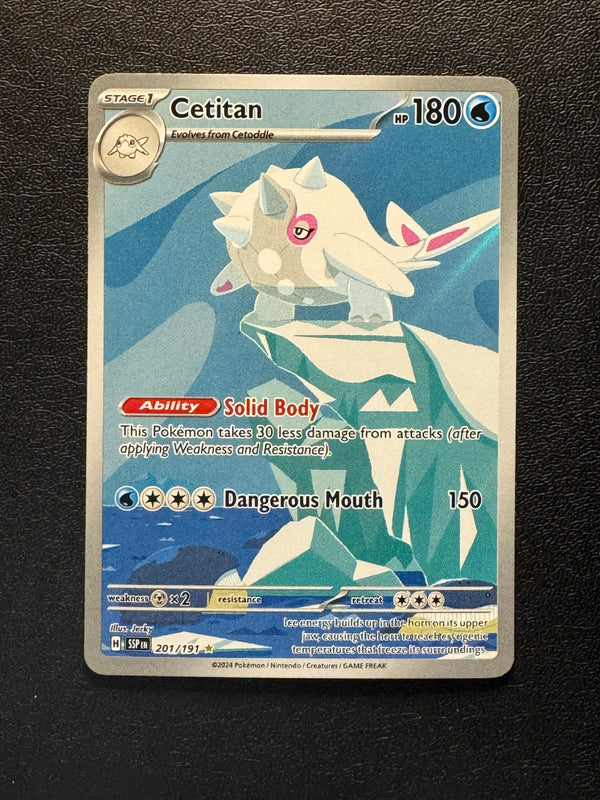 201 Cetitan Surging Sparks Illustration Rare Near Mint