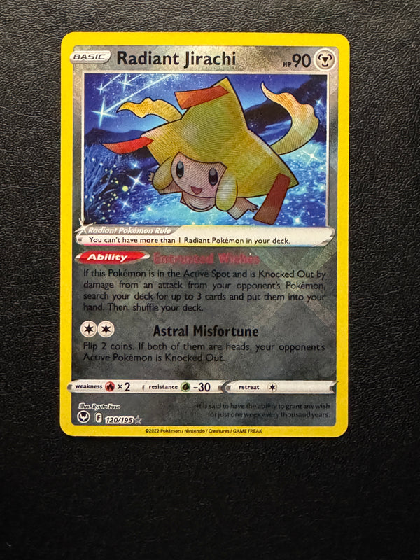 120 Radiant Jirachi Silver Tempest Radiant Rare NM