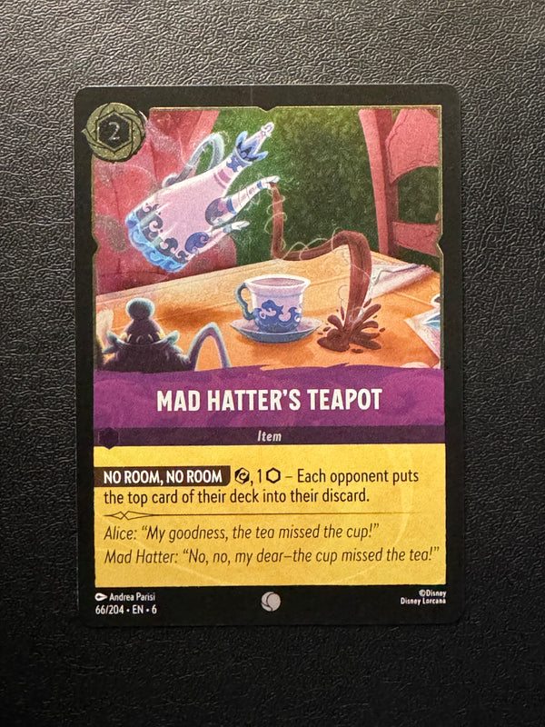 066 Mad Hatter's Teapot [Foil] Azurite Sea Common Near Mint