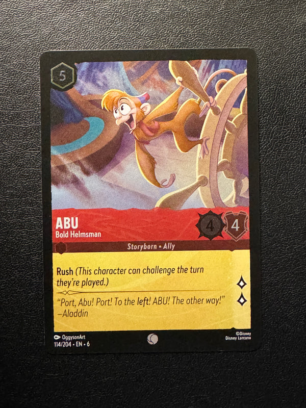 114 Abu - Bold Helmsman [Foil] Azurite Sea Common Near Mint