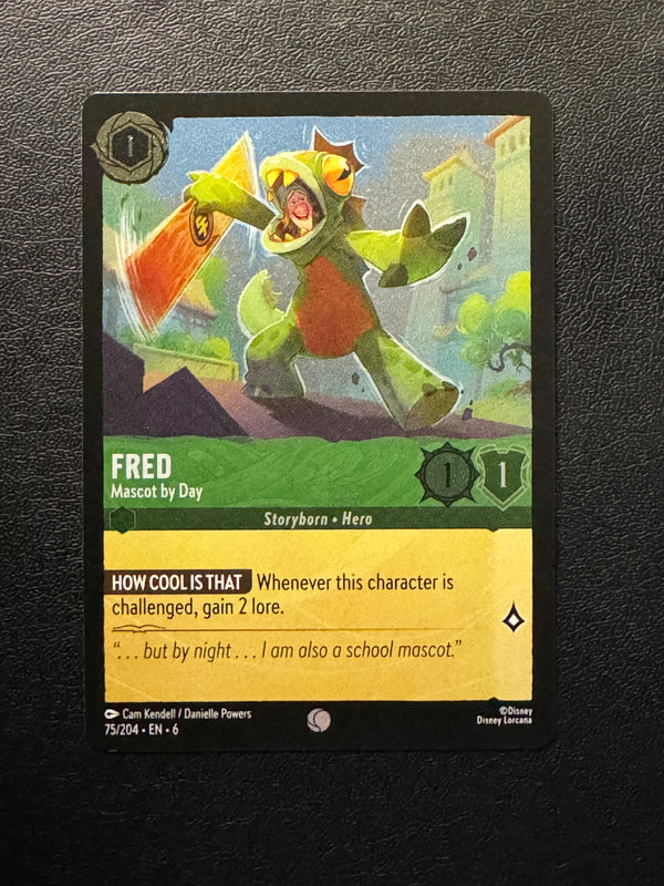 075 Fred - Mascot by Day [Foil] Azurite Sea Common Near Mint