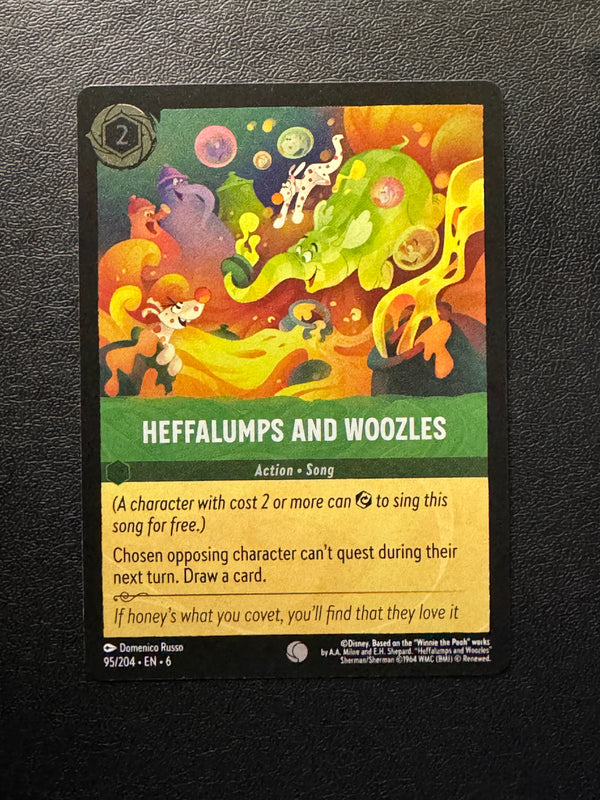 095 Heffalumps and Woozles [Foil] Azurite Sea Common Near Mint