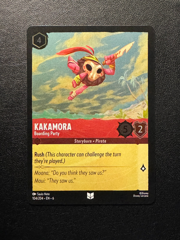 104 Kakamora - Boarding Party [Foil] Azurite Sea Uncommon Near Mint