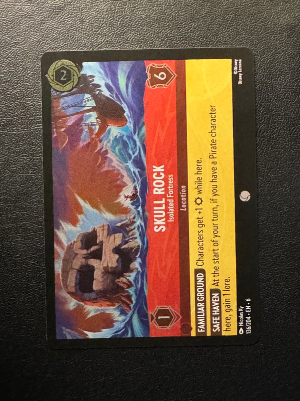 136 Skull Rock - Isolated Fortress [Foil] Azurite Sea Common Near Mint