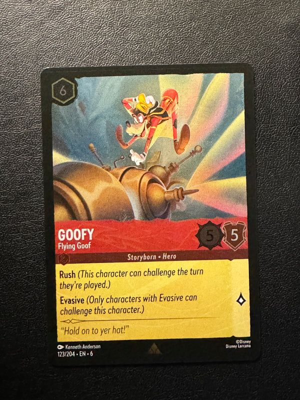 123 Goofy - Flying Goof [Foil] Azurite Sea Rare Near Mint