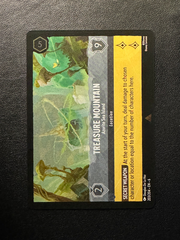 203 Treasure Mountain - Azurite Sea Island [Foil] Azurite Sea Rare Near Mint
