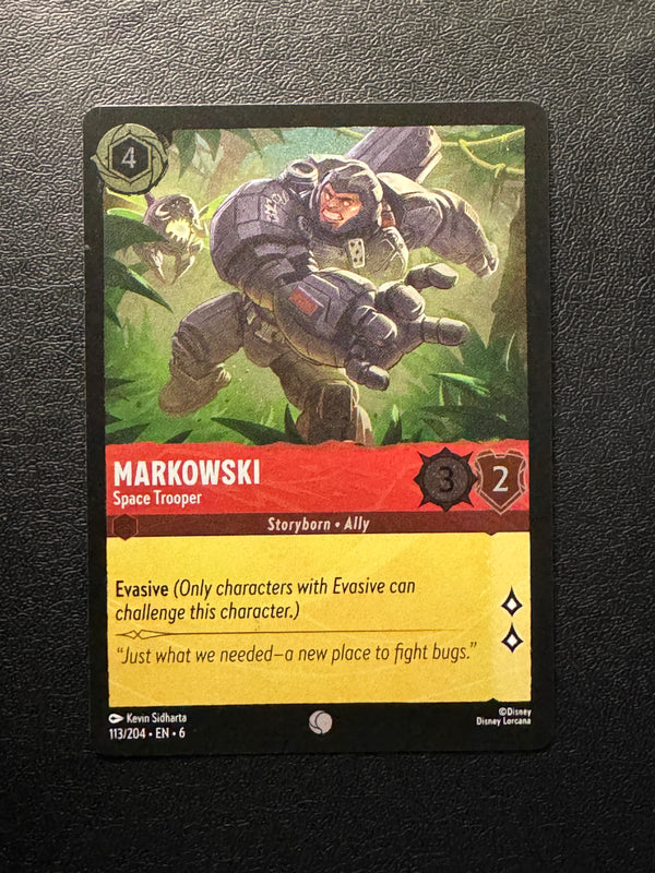 113 Markowski - Space Trooper [Foil] Azurite Sea Common Near Mint
