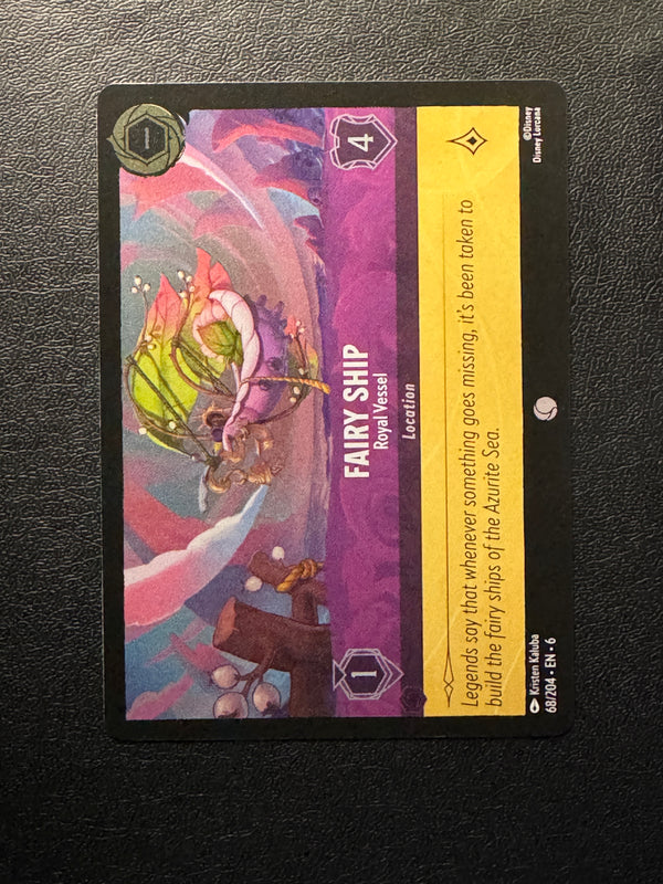 068 Fairy Ship - Royal Vessel [Foil] Azurite Sea Common Near Mint