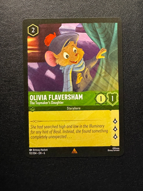 092 Olivia Flaversham - The Toymaker's Daughter Azurite Sea Rare Near Mint