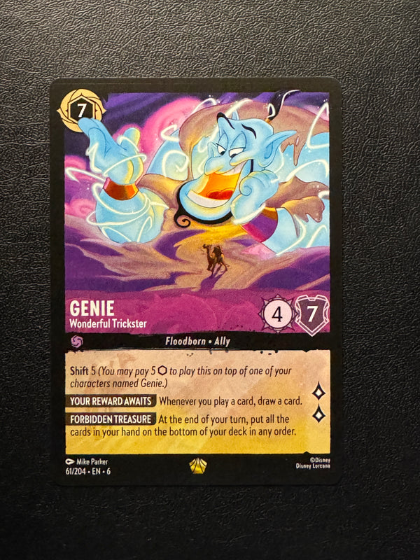 061 Genie - Wonderful Trickster Azurite Sea Legendary Near Mint