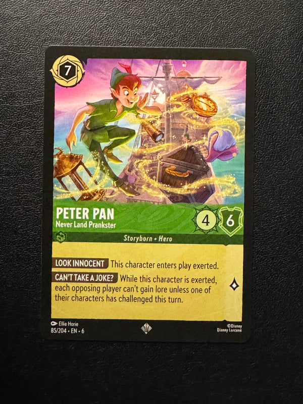 085 Peter Pan - Never Land Prankster Azurite Sea Super Rare Near Mint