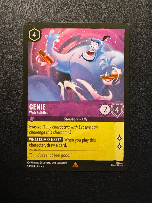 053 Genie - Wish Fulfilled Azurite Sea Rare Near Mint