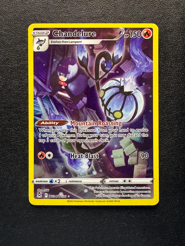 TG04 Chandelure Lost Origin Rare Holo Near Mint