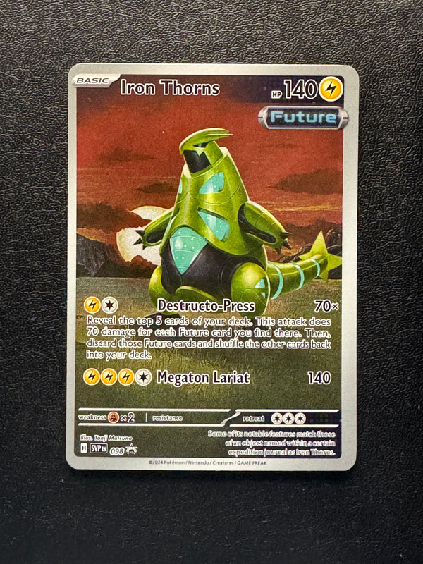 098 Iron Thorns SV Black Star Promos Promo Near Mint