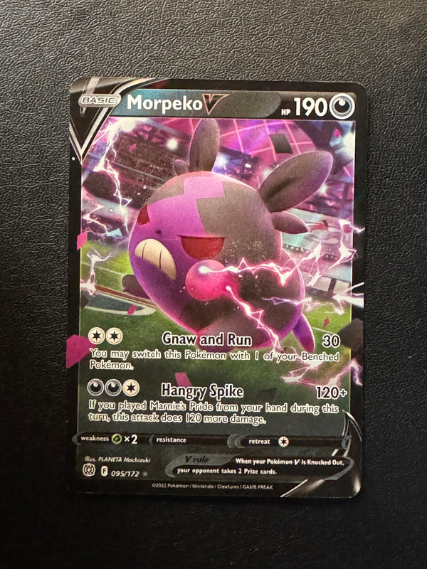 095 Morpeko V Brilliant Stars Holo Rare V Near Mint