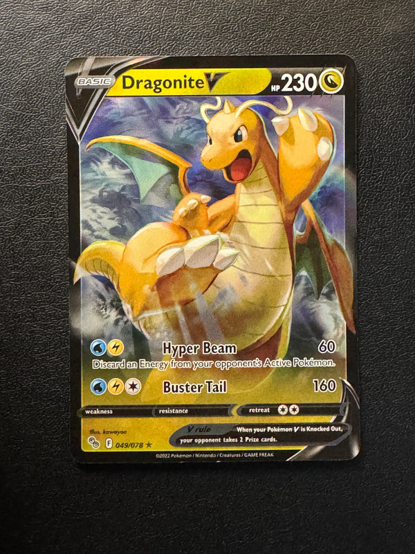 049 Dragonite V Pokemon GO Holo Rare V Near Mint