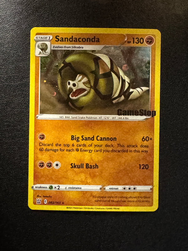082 Sandaconda [Gamestop] Battle Styles Rare Holo Near Mint
