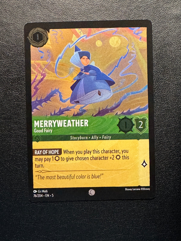 076 Merryweather - Good Fairy [Foil] Shimmering Skies Common Near Mint
