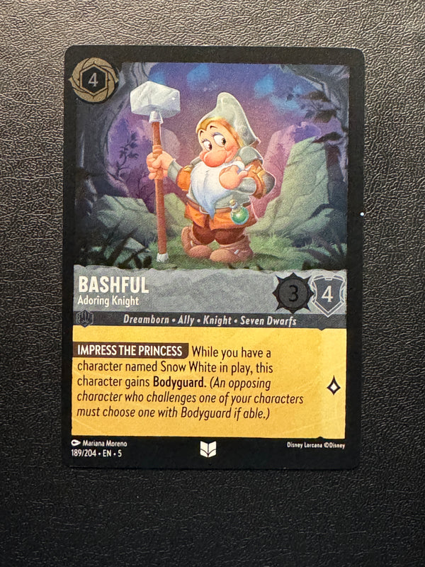 189 Bashful - Adoring Knight [Foil] Shimmering Skies Uncommon Near Mint