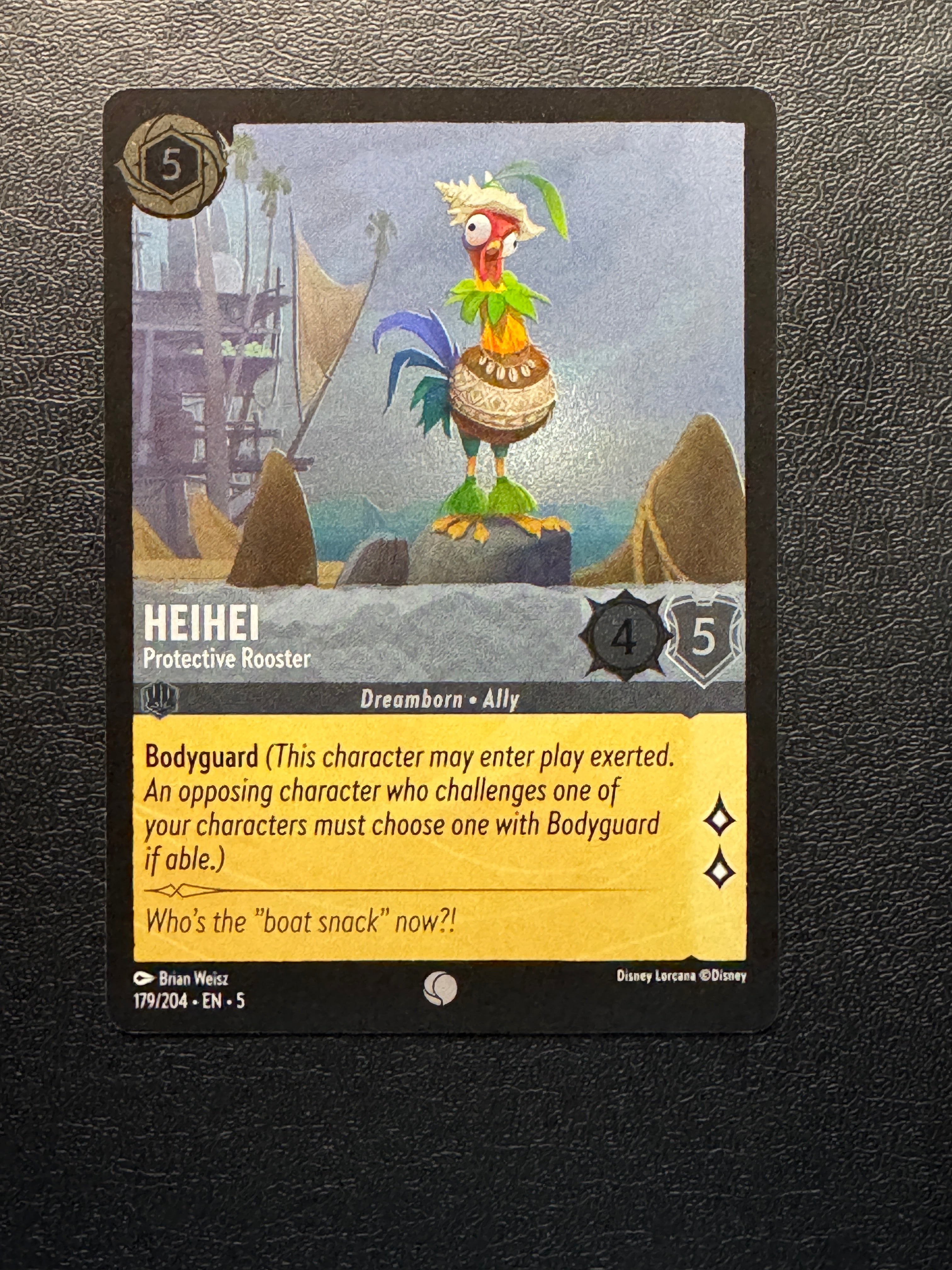 hei hei lorcana card 179 HeiHei
